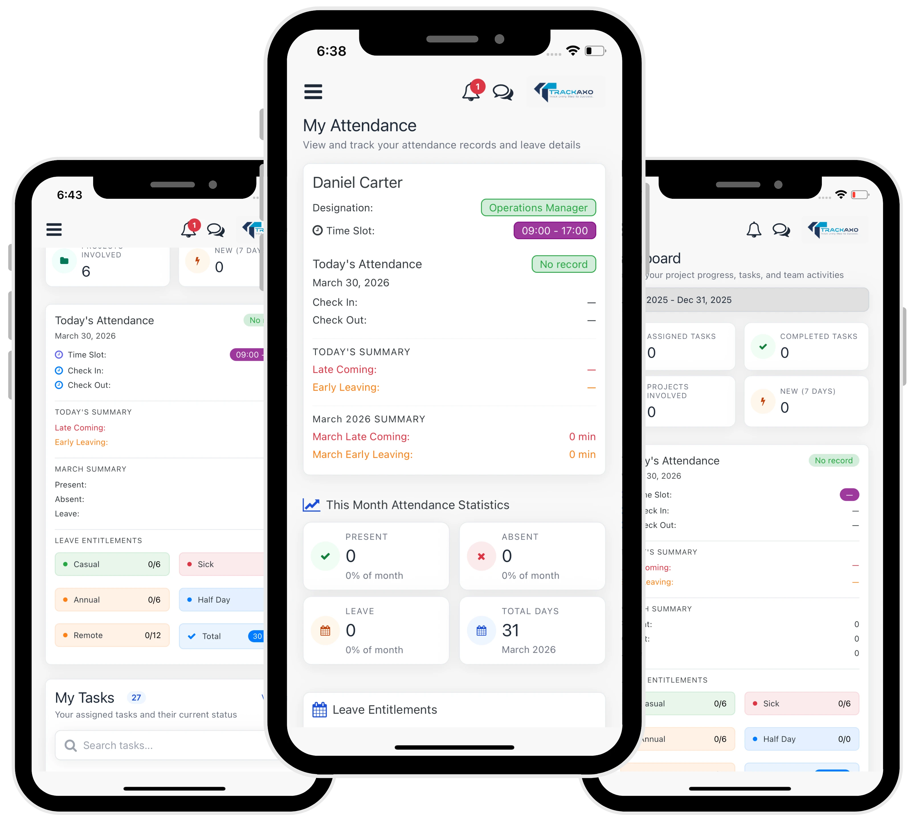 TrackAxo Teams - Employee App